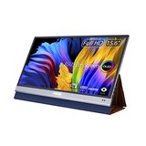  ASUS モバイルモニター モバイルディスプレイ ZenScreen OLED MQ16AH 有機ELパネル/15.6インチ/フルHD/DCI-P3 100%/応答速度1ms/USB-C/Delta E<2/HDR-10/近接センサー/国内正規品