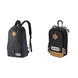  【セット買い】 OUTDOOR PRODUCTS(アウトドアプロダクツ) カメラデイパック03 ブラック + OUTDOOR PRODUCTS(アウトドアプロダクツ) カメラポーチ06 ブラック セット