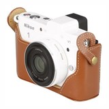  HAKUBA 本革 ボディ ケース Nikon 1 V1 専用 BRDBC-N1V1BR