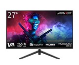  JAPANNEXT 27インチ ゲーミングモニター 165Hz 1ms フルHD 1920x1080解像度 VA パネル ディスプレイ (HDMI/DisplayPort/VESA対応/ブルーライトカット / 視野角178°) JN-27VG165FHDR