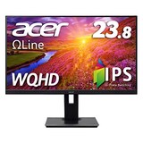  Acer モニター OmegaLine B247YUbmiipprx 23.8インチ IPS 非光沢 WQHD 75Hz 4ms HDMI VESAマウント対応 スピーカー内蔵 高さ調整 ピボット スイベル チルト スピーカー搭載 フリッカーレス ブルーライト軽減 フレームレスデザイン