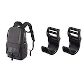  【セット買い】 HAKUBA カメラバッグ GW-PRO RED バックパックライト02 M 使いやすい上下2気室&サイドアクセス ブラック 2SGWPR-BPLT2M PC収納 小型ドローンにも + 首の負担がZEROフック セット