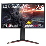  LG ゲーミングモニター UltraGear 27GP95R-B 27インチ/4K/Nano IPS/1ms(GtoG)/144Hz/HDMI 2.1対応/G-SYNC Compatible,FreeSync Premium Pro/Vesa DisplayHDR600/DCI-P3 98%/HDMI×2,DisplayPort/ピボット,高さ調節対応