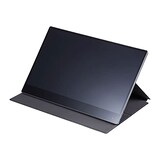  サンワサプライ スタンドカバー 付 タッチパネル モバイルディスプレイ （ 15.6インチ / スピーカー 内蔵/Type-C & HDMI 対応/フルHD 1920ｘ1080) DP-02