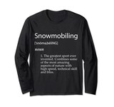  Snowmobiling Definition - Funny Gear Gift For Snowmobilers 長袖Tシャツ