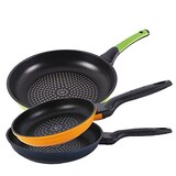  Opera seriesダイヤモンドコーティングフライパン 3点セット(20cm,26cm,28cm)