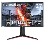  LG ゲーミングモニター UltraGear 27GN65R-B 27インチ/フルHD/IPS/144Hz/1ms(GTG)/G-SYNC Compatible,FreeSync Premium/HDR/HDMI,DisplayPort/ピボット,高さ調節/3年安心・無輝点保証
