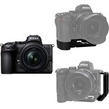  【グリップセット】 Nikon ミラーレス一眼カメラ Z5 レンズキット NIKKOR Z 24-50mm f/4-6.3 付属 Z5LK24-50 ブラック + Nikon エクステンショングリップ Z-GR1 Z用 アルカスイス規格互換 ZGR1 + Nikon 縦位置ブラケット Z-VP1 Z用 ZVP1