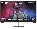  JAPANNEXT 23.8インチ ゲーミングモニター 165Hz 1ms フルHD 1920x1080解像度 VA パネル ディスプレイ (HDMI/DisplayPort/VESA対応/ブルーライトカット / 視野角178°) JN-VG238FHD165