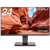  KOORUI モニター 23.8インチ FHD 1080p 75Hz VA非光沢 スピーカー非搭載 pcディスプレイ 傾き調整 HDMI,VGA端子