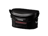  Panasonic 一眼カメラケース LUMIX 1.3L DMC-GF1C(H-H020装着時)専用ソフトケース ベルト通しあり ブラック DMW-CG3-K