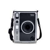  HIYQIN チェキケース,FUJIFILM instax mini Evoカメラケース カメラ保護バッグ instax mini Evoケース ショルダーストラップ付き Evo透明ケース PC(透明)