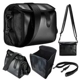  【KOOLRIVER】CANON用 キャノン バッグ カメラケース PUレザー ショルダーバッグ 一眼レフ レディース/メンズ 肩掛け カメラバッグ カメラポーチ ショルダーベルト付き 収納ポケット 一眼レフカメラバッグ EOS R5 R6 R7 R8 R10 R50 Mark II Kiss M2 X90 PowerShot G1 G5 G7 X Mark II III