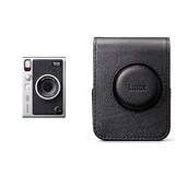  富士フイルム FUJIFILM チェキ Evo ハイブリッドインスタントカメラ instax mini Evo ブラック INS MINI EVO BLACK C + instax mini Evo カメラケース ブラック