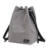  【KOOLRIVER】カメラケース・NIKON用 (ニコン) Z 8 / Z 5 / Z 50 一眼レフ カメラバッグ 巾着 カメラバッグ ショルダー シンプル カジュアル かわいい メンズ レディース 一眼 カメラケース カメラバック 男女兼用 手提げ アウトドア 旅行 一眼レフ女子(ライトグレー)