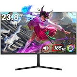  AESNO ゲーミングモニター 23.8インチ PC モニター 144hz/165hz 1ms 非光沢 フルHD VAパネル 液晶ディスプレイ スピーカー内蔵 広視野角 ブルーライト軽減