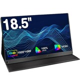  モバイルモニター EVICIV 18.5インチ 1920*1080FHD 非光沢IPS 100%sRGB ゲーム ポータブル ディスプレイ HDRモード/FreeSync/ブルーカット機能 薄い 軽量 USB Type-C/HDMI/VESA/保護カバー PS4/XBOX/Switch/PC/Macなど対応