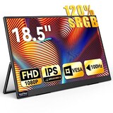  モバイルモニター 18.5インチ InnoView モバイルディスプレイ 120%sRGB 100Hz 1920x1080 FHD 大画面 ゲーミングモニター ポータブルモニター IPS液晶パネル 非光沢 HDRモード FreeSync ブルーライト機能 Type-C/標準HDMI/PS4/PS5/XBOX/Switchなど対応 壁掛けに対応 内蔵スピーカー 薄型 軽量 持ち運び 無料保護ケース