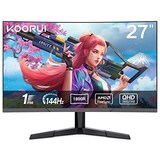  KOORUI ゲーミングモニター 27インチ 湾曲 曲面 QHD(2560x1440)/144Hz/1ms（MPRT）/FreeSync対応（G-SYNC互換）/DPx1 、HDMIx2/VESAマウント対応/傾き調節 27E6QC