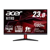  日本エイサー 【Amazon.co.jp限定】Acer ゲーミングモニター Nitro KG242YS3bmiipx 23.8インチ VA 非光沢 フルHD 180Hz 1ms(VRB) HDMI 2.0 DisplayPort VESAマウント対応 スピーカー内蔵 ヘッドホン端子 AMD FreeSync Premium