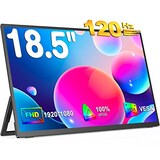  UPERFECT モバイルモニター 18.5インチ 120Hz ゲーミングモニター FHD 1920 x 1080 広色域 IPS液晶パネル モバイルディスプレイ 自立型スタンド VESA対応 HDRモード対応 スピーカー内蔵 Type-C/ミニ HDMI PS4/XBOX/Switchなど対応