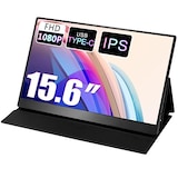  Acouto P15 モバイルモニター 15.6インチ 超薄型 超軽量 疲れ目軽減/青色光源を低減 モバイルディスプレイ スイッチ用 USB Type-C/HDMI【1920x1080/非光沢/内蔵スピーカー/スタンド付/IPSパネル】PS5/XBOX/Switch/PC/Macスマホなど対応