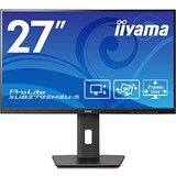  iiyama モニター ディスプレイ 27インチ フルHD IPS方式 高さ調整 角度調整 縦回転 HDMI DisplayPort D-sub 全ケーブル付 3年保証 国内サポート XUB2792HSU-B5