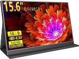  PONKLOIE モバイルモニター 15.6インチ モバイルディスプレイ ポータブル: ゲームモニター IPS液晶パネル 1920x1080FHD 持ち運び 軽量 薄型 USB C/mini HDMI付き スタンドカバー