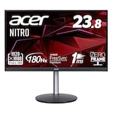  日本エイサー 【Amazon.co.jp限定】Acer Nitro ゲーミングモニター 23.8インチ VA 非光沢 フルHD 180Hz 1ms HDMI 2.0 DisplayPort VESAマウント対応 スピーカー内蔵 ヘッドホン端子 ピボット機能 高さ調整 XF243YS3bmiiprx PC/PS5/Xbox X/S向き