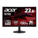  日本エイサー 【Amazon.co.jp限定】Acer Nitro ゲーミングモニター 23.6インチ VA 非光沢 湾曲1500R フルHD 180Hz 1ms HDMI 2.0 DisplayPort VESAマウント対応 スピーカー内蔵 ヘッドホン端子 AMD FreeSync Premium HDR10 ED240QS3bmiipx PC/PS5/Xbox X/S向き