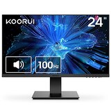  KOORUI 24インチ モニター ディスプレイ VA非光沢 FHD 最大75Hz VESA対応 ブルーライト軽減 フリッカーフリー フレームレス HDMI 1.4/VGA