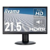  iiyama / 21.5型 / ワイド液晶モニター/ProLite B2280HS / フルHD/ノングレア（非光沢）/ スピーカー内蔵/高さ調整、スイベル、チルト、ピボット機能/VESA/映像入力:VGA、DVI、HDMI/HDMIケーブル付属/PC King (整備済み品)