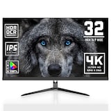  4K モニター 32インチ IPS ディスプレイ スピーカー内蔵 UHD ゲーミング HDR 3840×2160/ノングレア/FreeSynk/HDMI/DisplayPort/薄型 YSM-AD320U60HZ