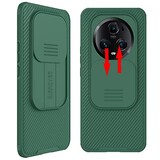  teroxa Honor Magic 5 Proケース カメラカバー付き コーナーエアバッグ 耐衝撃 スライドカバー レンズ保護ケース Magic5 Pro (グリーン)