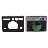  For FUJIFILM Instax Mini Evo ケース FUJIFILM Instax Mini Evo カバー AUDASO シリコン製 軽量 耐衝撃 ソフト 旅行 全身防振耐落下 FUJIFILM Instax Mini Evo用 保護カバー(ブラック)