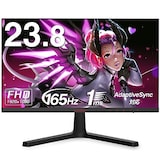  KOORUI ゲーミングモニター 24インチフルHD VA 非光沢 1ms 165Hz FPS, RTS向けDCI-P3, AdaptiveSync対応, 傾き調節, HDMI X2, DP, VESA, ブルーライト軽減 モニター 24E4