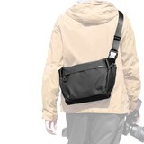 [Ulanzi] カメラバッグ ショルダーバッグ スリングバッグ 仕切り調整可 サイドハンドル&ショルダーバッグ 撥水加工 収納用ショルダーバッグ カメラケース 一眼レフカメラなどに適用 多機能防水バッグ デジタル収納袋 バッテリー/USB充電器/SDカード用 カメラアクセサリー収納バッグ 軽量 防水 旅行 出張 小物入れ カメラマン・vlogger向け
