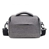  EOS Kiss M2 一眼レフ カメラバッグ メンズ カメラバッグ ショルダー 手提げ ショルダー・ベルト取り付け 対応 一眼・レンズ収納対応 カメラケース カメラバック ベルトループ内蔵 一眼レフカメラバッグ(グレー)
