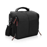  FOSOTO 防水カメラバッグ 一眼レフ 3WAY 大容量 三脚収納 ショルダーバッグ レインカバー付き Nikon Canon Olympus Sony Panasonic対応 ナイロン製 ブラック
