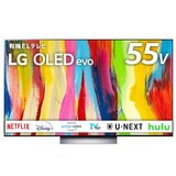  LG 有機EL テレビ 55型 4Kチューナー内蔵 OLED55C2PJA スマートテレビ Alexa搭載 2022年モデル