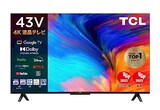  TCL 43V型 【Amazon.co.jp 限定】 4K Google TV 液晶テレビ Wチューナー内蔵 スマートテレビ43P635 フレームレス ネット動画対応 HDR10対応 Dolby Vision Dolby Atmos クロームキャスト内蔵 音声検索対応 ゲームモードALLM 自動低遅延 2022年モデル