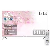  FFF テレビ 40インチ 40型 TV ホワイト 裏番組 録画機能付き対応 外付けHDD録画対応 ダブルチューナー ホワイト 日本メーカー FFF-TV2K40WWH2