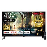  オリオン 40V型 フルハイビジョン チューナーレス スマートテレビ 2022 AndoroidTV搭載 FHD YouTube NETFLIX prime video対応