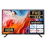  テレビ 32V型 2K 液晶 テレビ Google TV Dolby Atmos対応 チューナーレステレビ ネット動画対応 2024年モデル