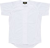  ZETT(ゼット) 野球 少年用 ユニフォーム メッシュ フルオープン シャツ メカパン ホワイト(1100) BU2181MS