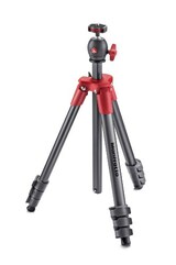  脚 COMPACT Light フォトキット アルミ 4段 レッド
