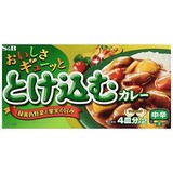  S&B とろける おいしさギューッととけ込むカレー 中辛 140g