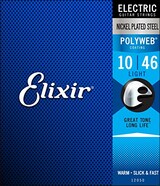  Elixir エレキギター弦 POLYWEB Light .010-.046#12050