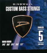  DINGWALL CUSTOM BASS STRINGS [STAINLESS 5ST] SET ROUND-WOUND .045-.127 