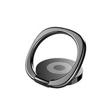  スマホリング ホールドリング 薄型 ブラック